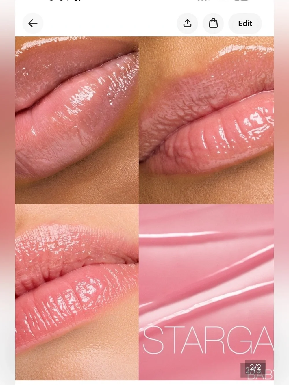New! NARS Afterglow Lip Balm Stargaze